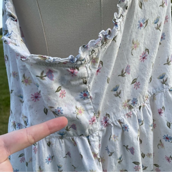 Vintage Honors Cotton Sundress Style Nightgown - Picture 4 of 9